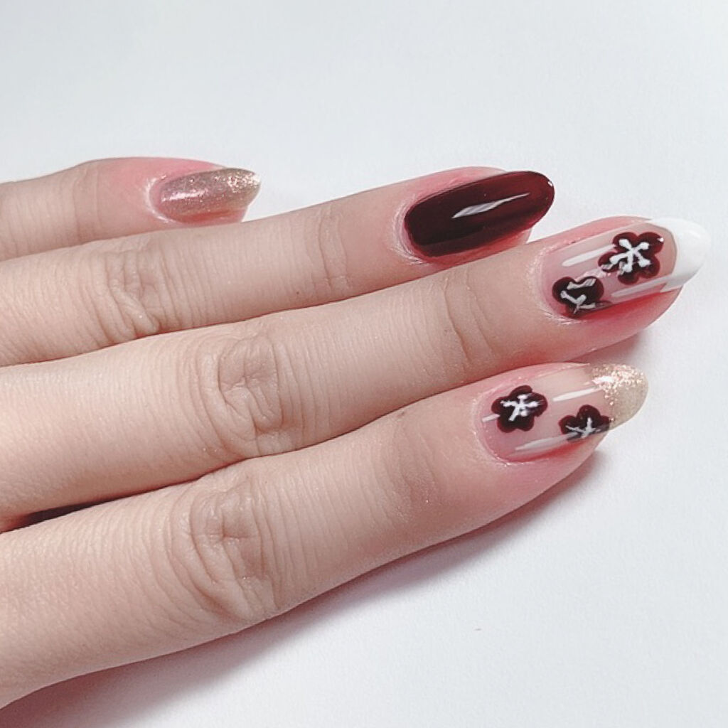 ネイル エナメル/ちふれ/マニキュアを使ったクチコミ（3枚目）