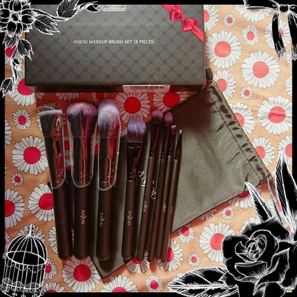 メイクブラシ8本セット/Anjou/メイクブラシを使ったクチコミ(1枚目)