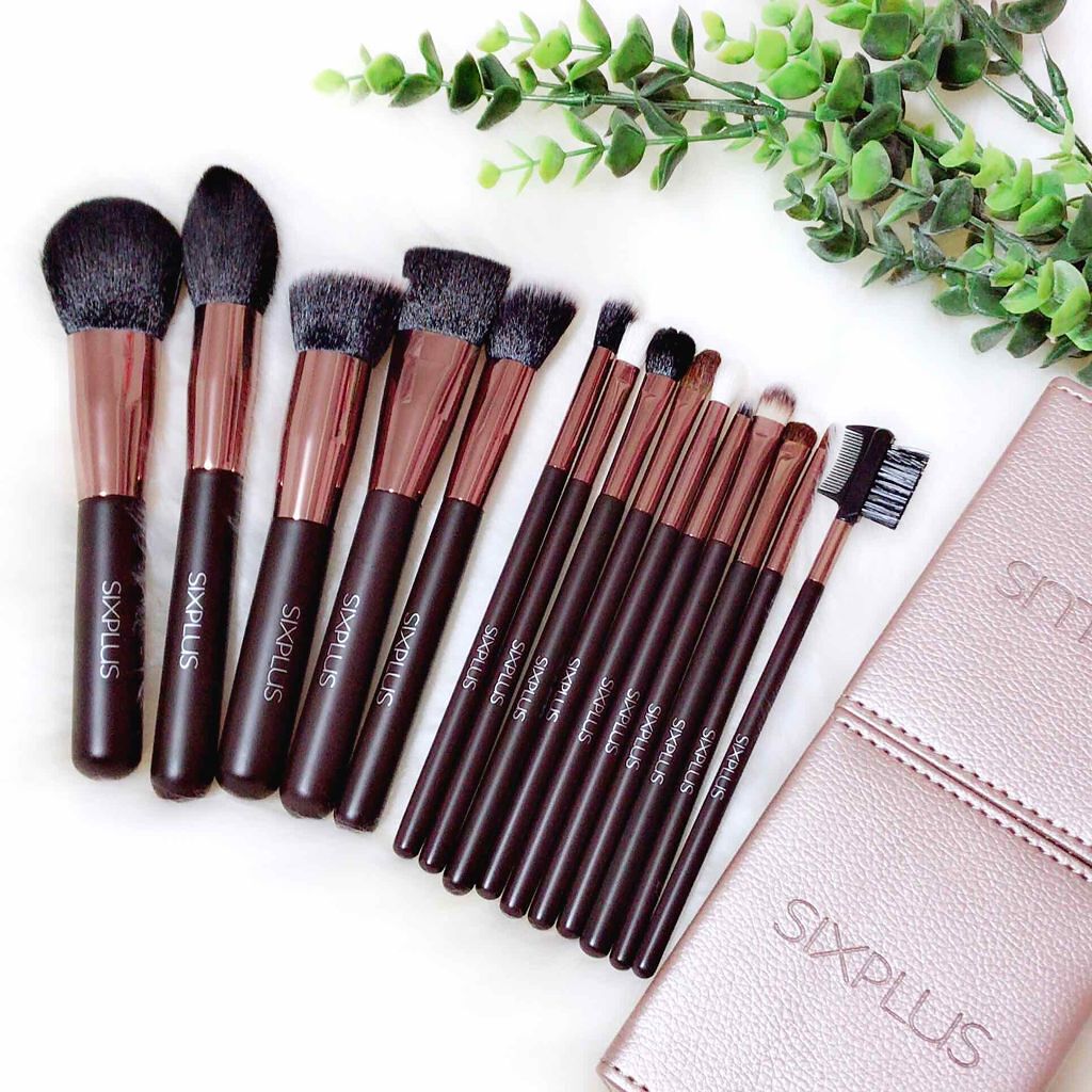 15本メイクブラシセット/SIXPLUS/メイクブラシを使ったクチコミ（1枚目）