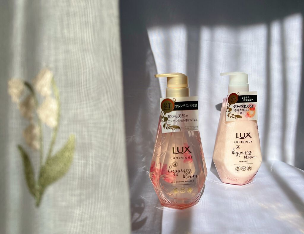 ルミニーク ハピネスブルーム シャンプー／トリートメント/LUX/市販シャンプーを使ったクチコミ（1枚目）