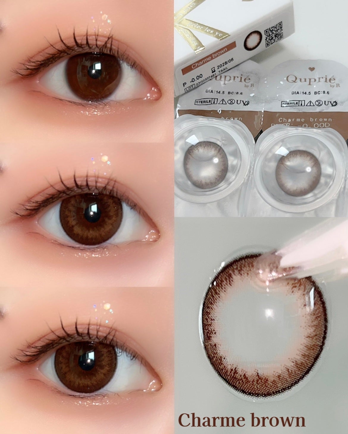 Quprie 1day/Quprié by R/ワンデー(1DAY)カラコンを使ったクチコミ(5枚目)