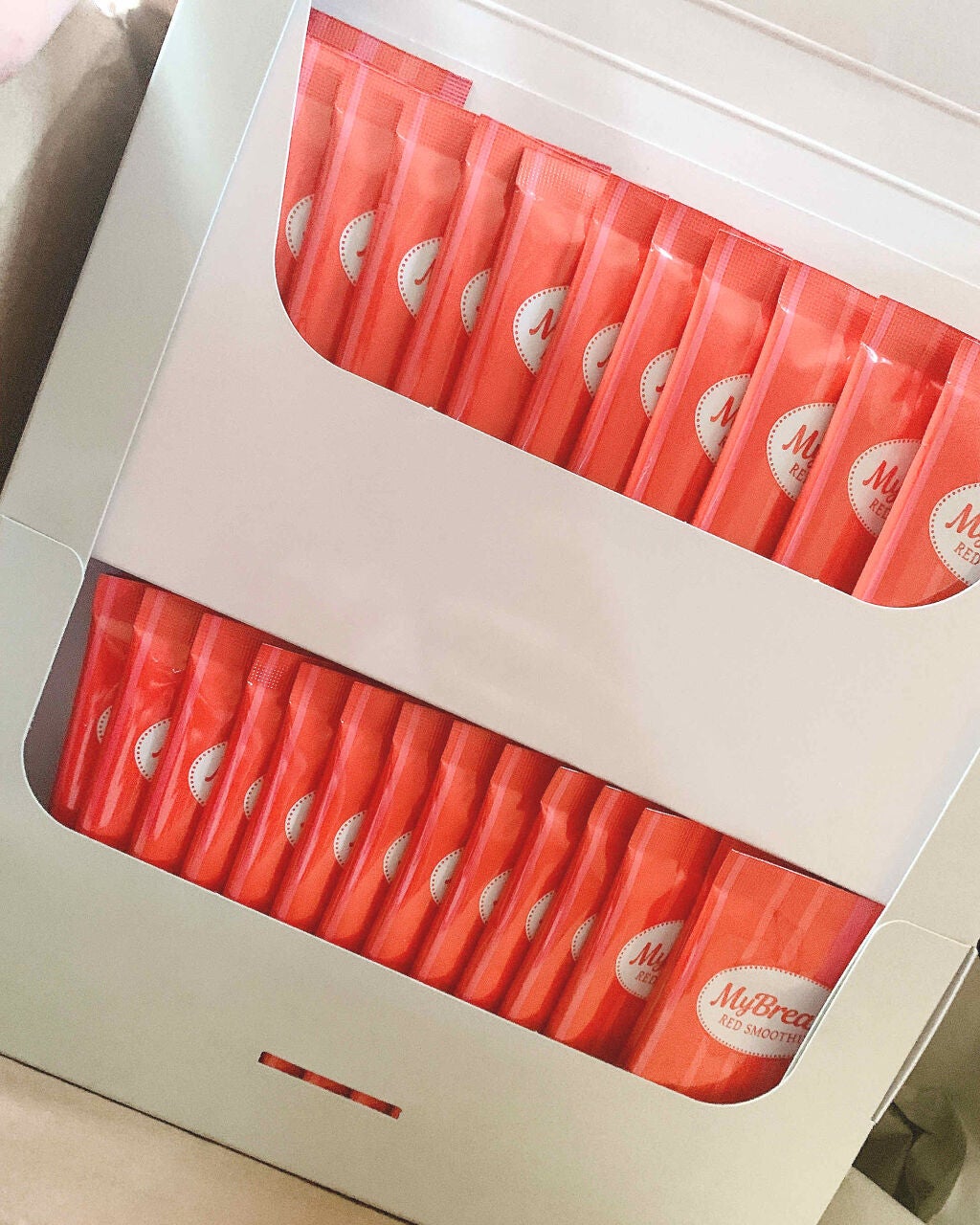 MyBreak! RED SMOOTHIE(マイブレイクレッドスムージー)/CONTRIBUTION/スムージーを使ったクチコミ(2枚目)