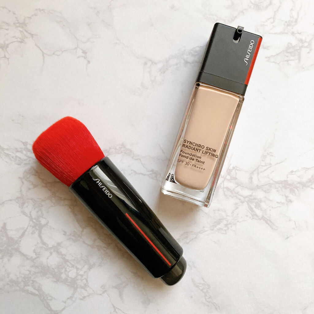 DAIYA FUDE フェイス デュオ/SHISEIDO/メイクブラシを使ったクチコミ（1枚目）