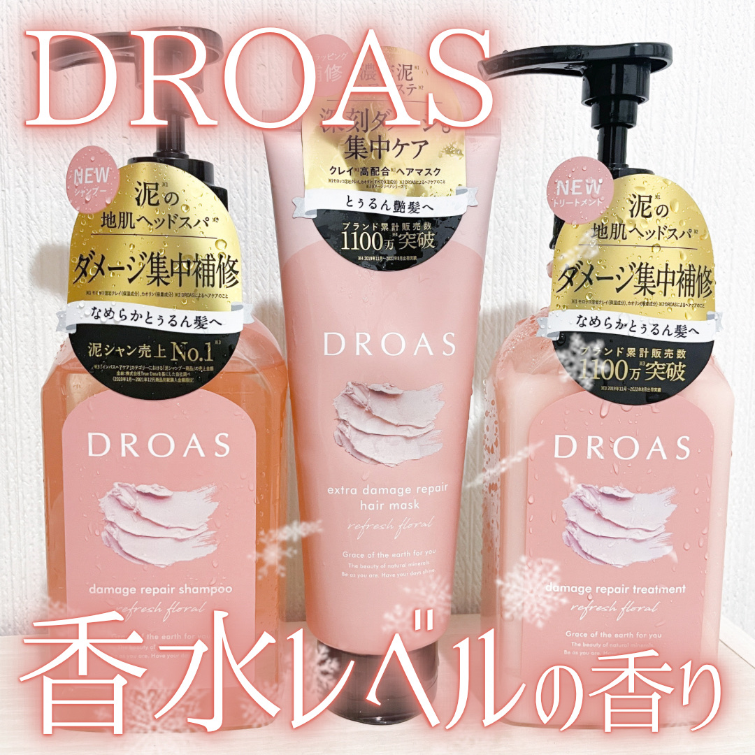 クレイヘアマスク エクストラダメージリペア/DROAS/ヘアマスク・ヘアパックを使ったクチコミ（1枚目）