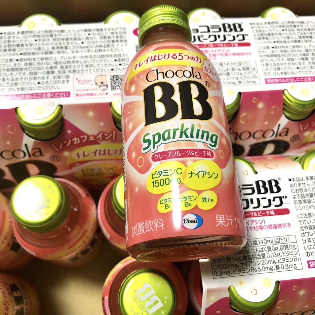 チョコラBBスパークリング/チョコラBB/美容ドリンクを使ったクチコミ（3枚目）