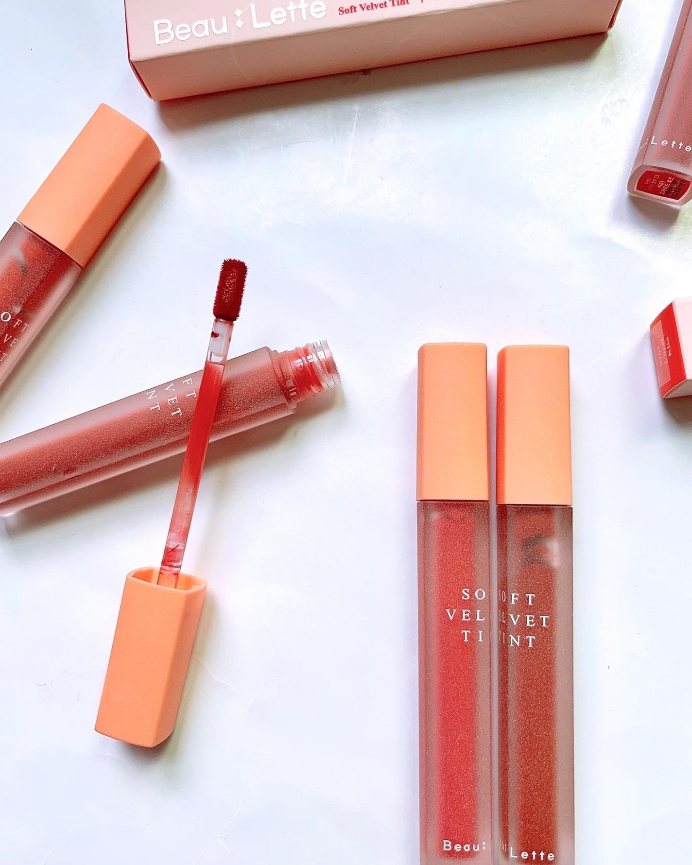 ソフトベルベットティント/Beaulette/リップティントを使ったクチコミ(6枚目)