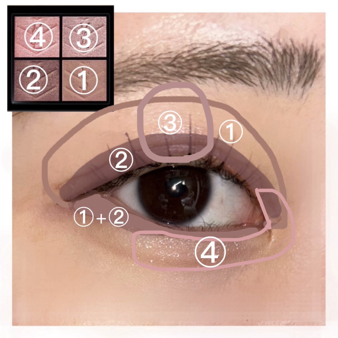 クチュール ミニ クラッチ/YVES SAINT LAURENT BEAUTE/アイシャドウパレットを使ったクチコミ（3枚目）