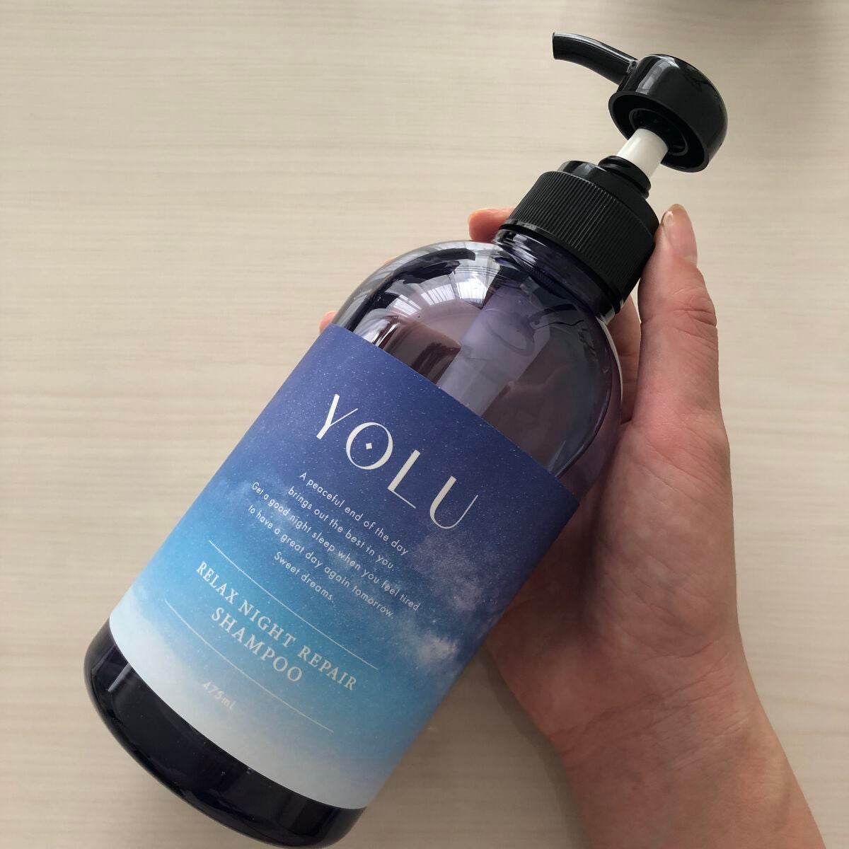 リラックスナイトリペア シャンプー/トリートメント/YOLU/市販シャンプーを使ったクチコミ(2枚目)