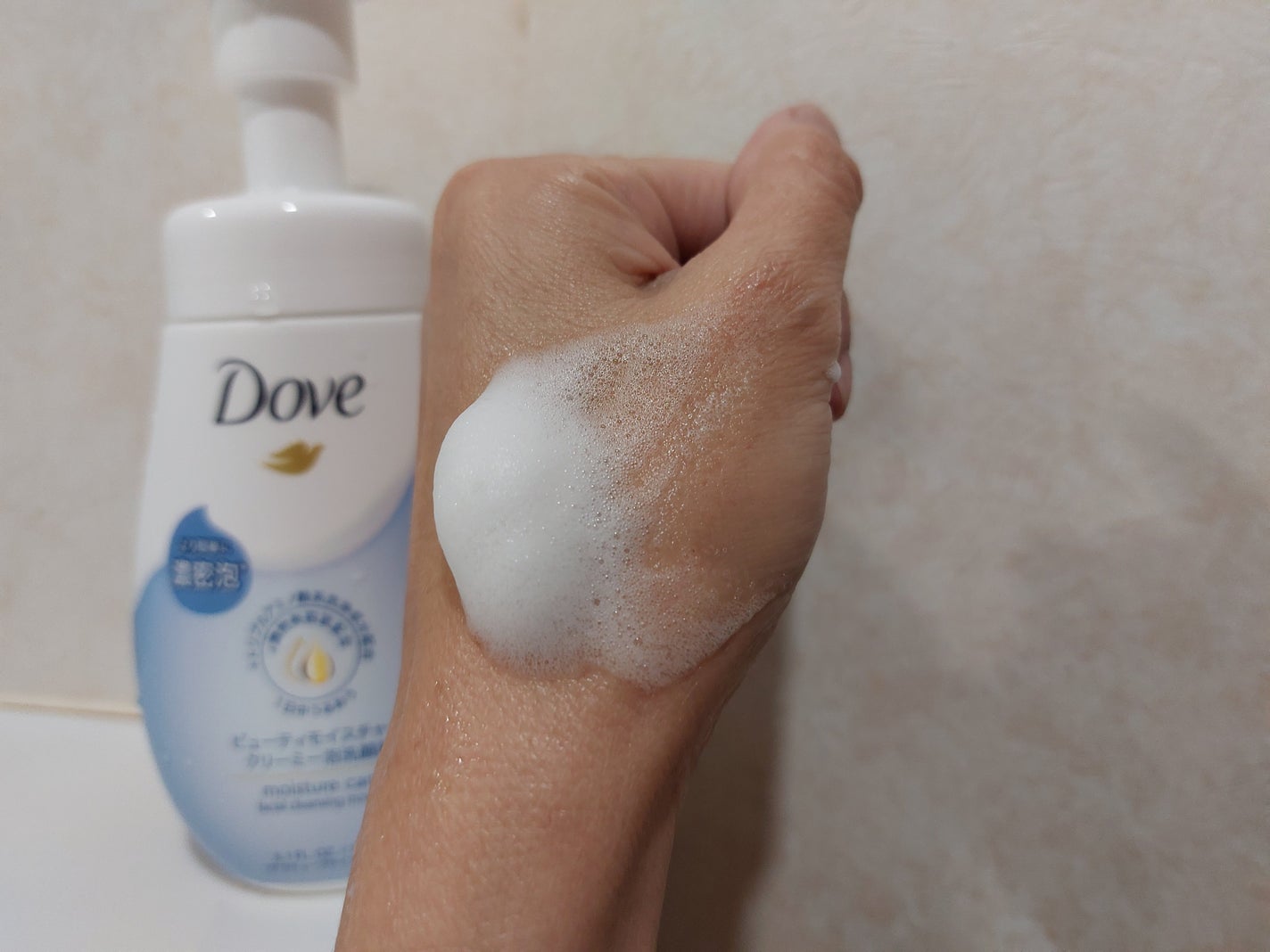 ビューティモイスチャー クリーミー泡洗顔料/ダヴ/泡洗顔を使ったクチコミ(3枚目)