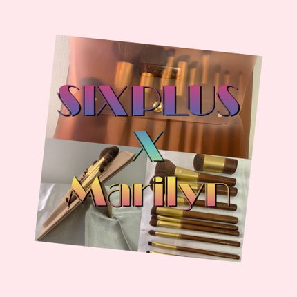 SIXPLUS X MARILYN 10本メイクアップブラシセット/SIXPLUS/メイクブラシを使ったクチコミ(1枚目)