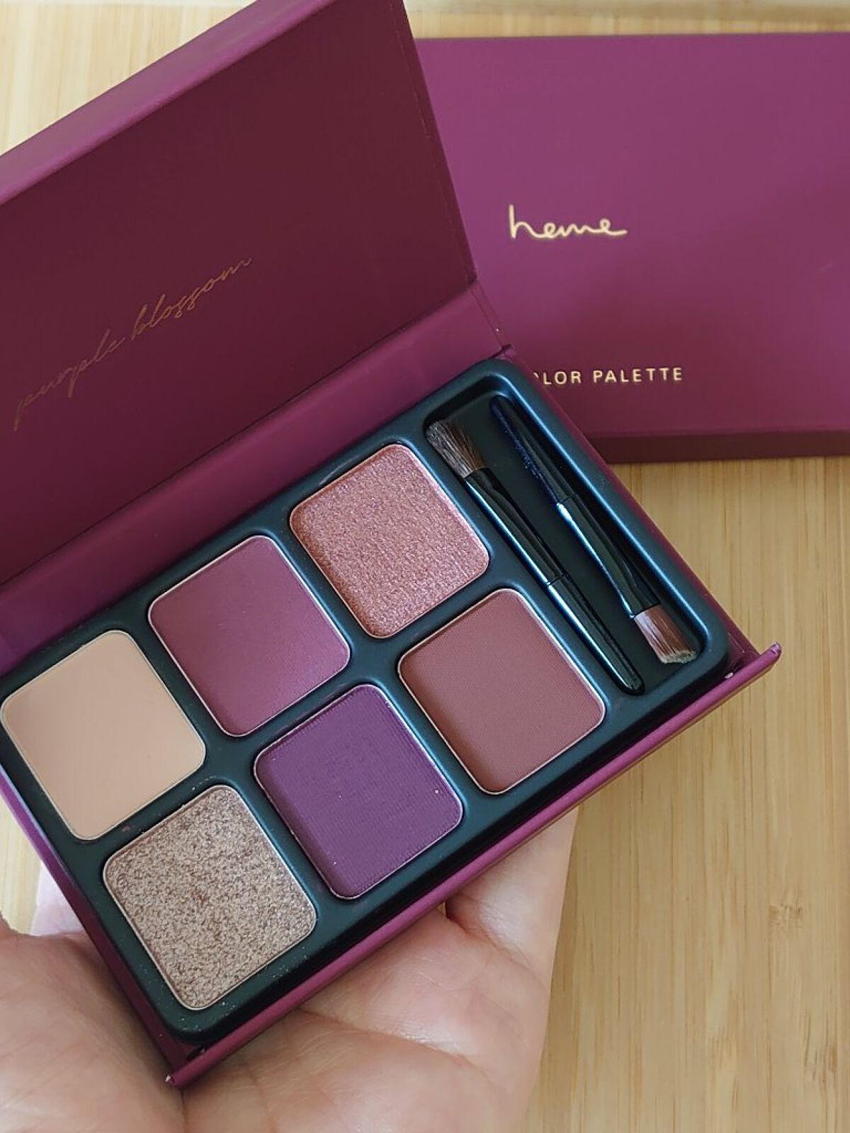 アイカラーパレット/heme/アイシャドウパレットを使ったクチコミ（1枚目）