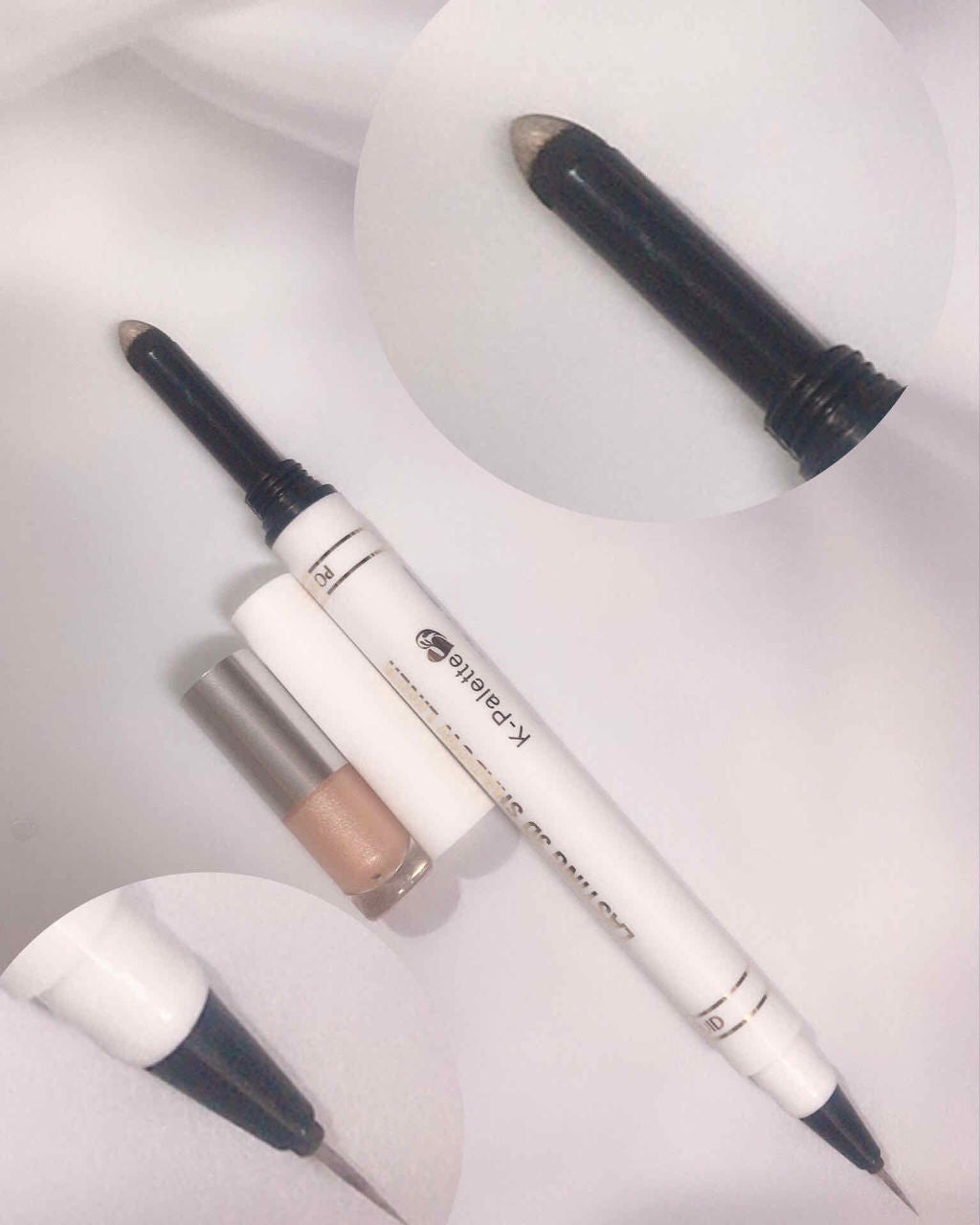 ラスティング3Dシャドウライナー/K-パレット/リキッドアイライナーを使ったクチコミ(2枚目)