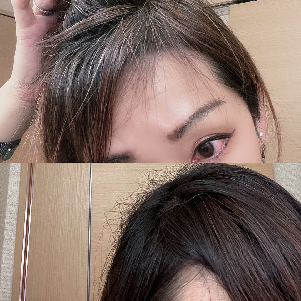 ナチュラルエアリーカラー /HAIRICHE/ヘアカラーを使ったクチコミ(4枚目)