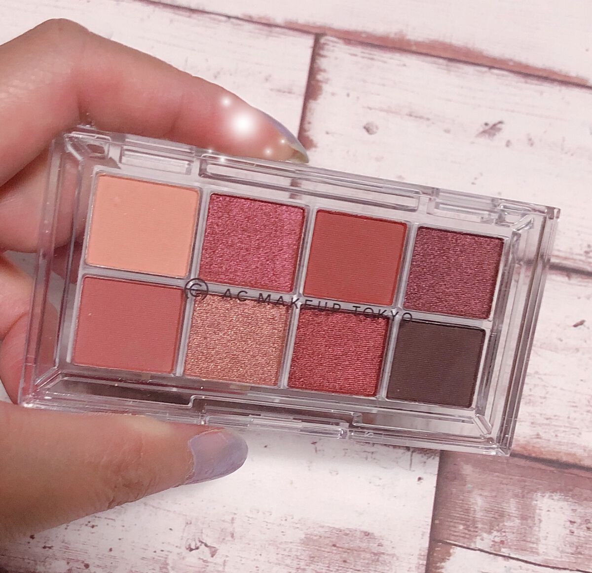 AC 8カラーアイパレット/AC MAKEUP/アイシャドウパレットを使ったクチコミ(3枚目)