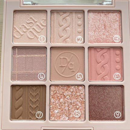 シャドウパレット/dasique/アイシャドウパレットを使ったクチコミ(2枚目)