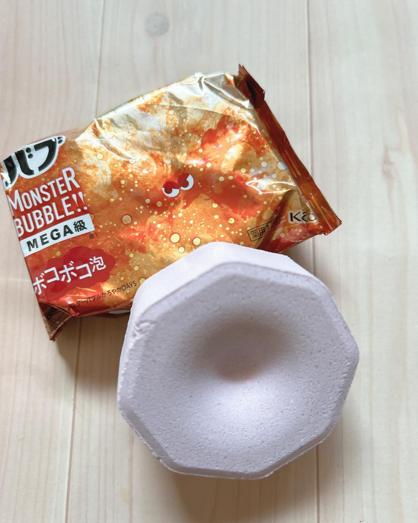 バブ モンスターバブルMEGA級 ボコボコ泡 スパイシーエナジーの香り​/バブ/炭酸系入浴剤を使ったクチコミ（2枚目）