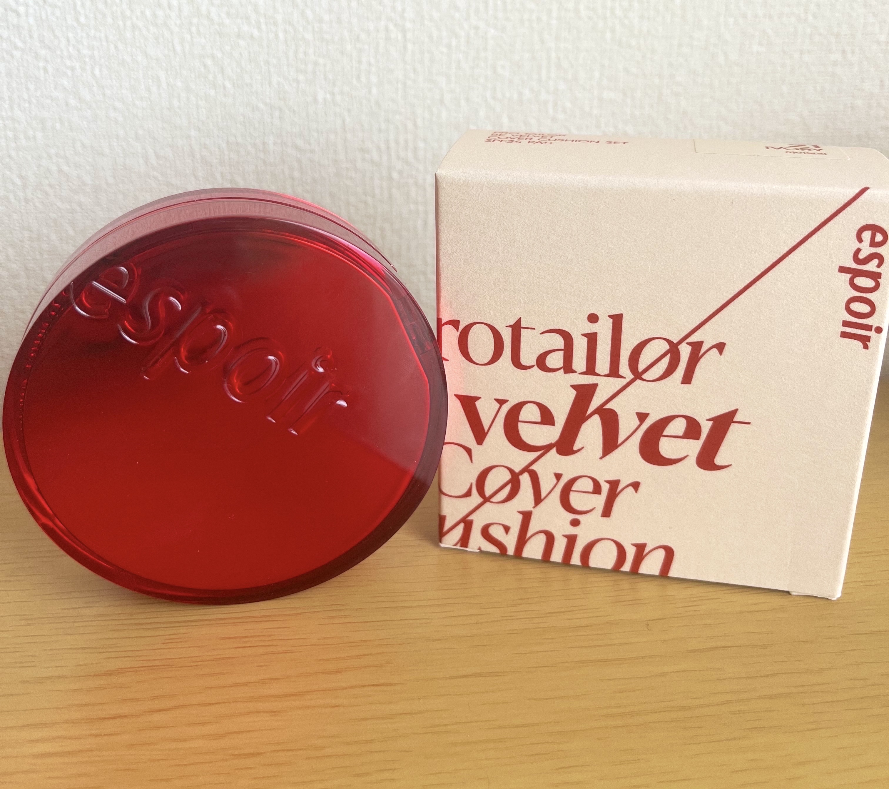 プロテーラービーベルベットカバークッション/espoir/クッションファンデーションを使ったクチコミ（1枚目）