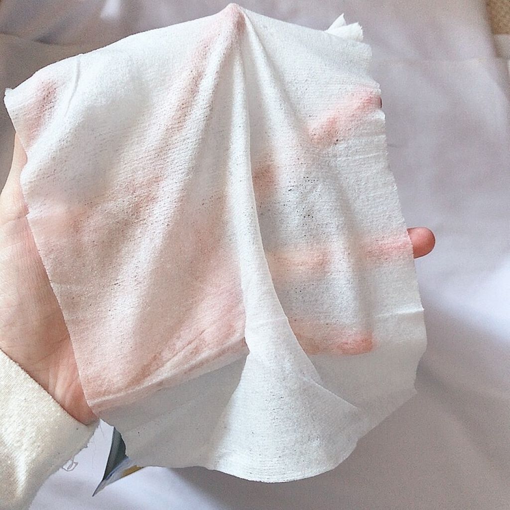 クレンジングコットン(ハニーマイルド)/ソフティモ/クレンジングシートを使ったクチコミ（3枚目）