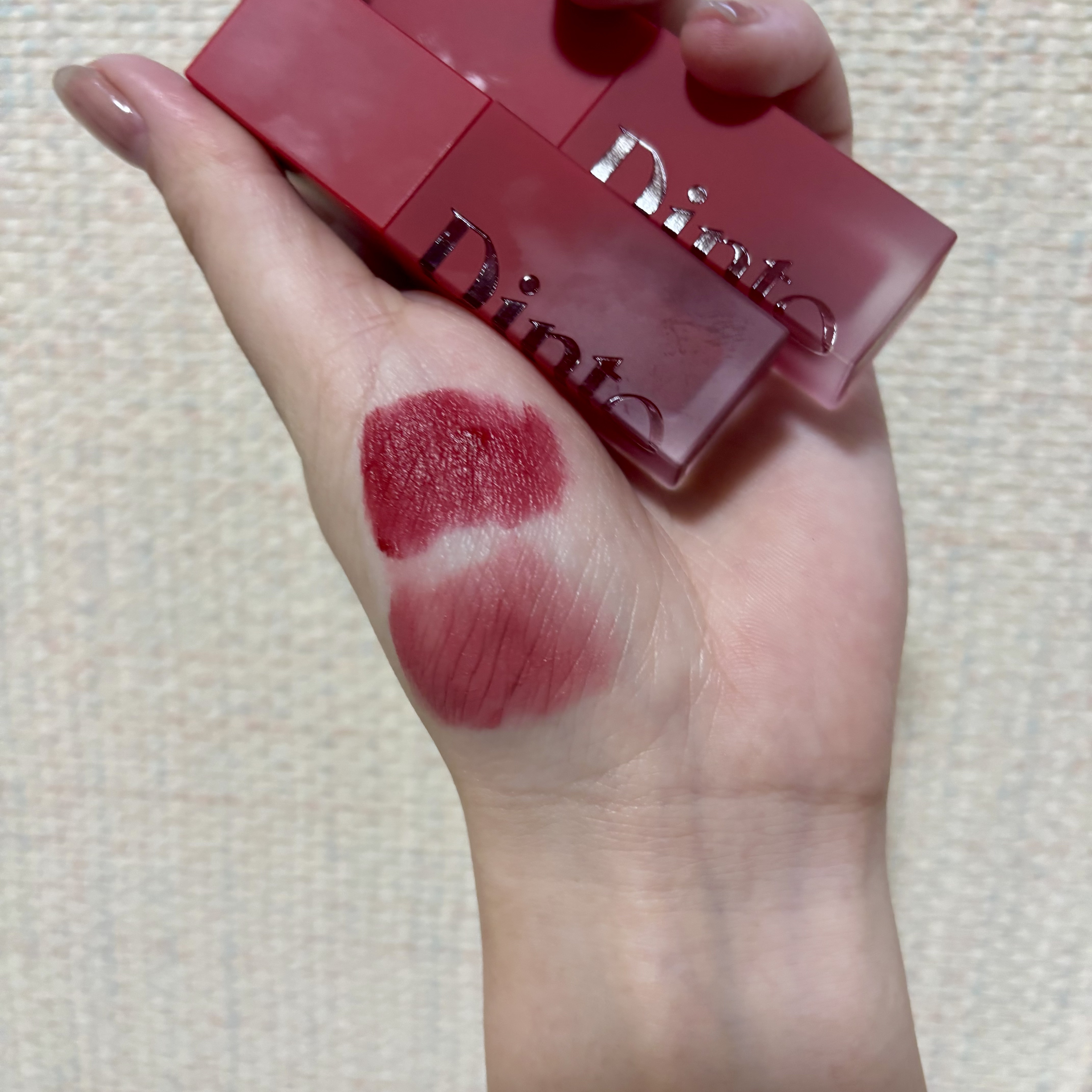 マダムバタフライコレクション ブラーニングリップベール/Dinto/口紅を使ったクチコミ（2枚目）