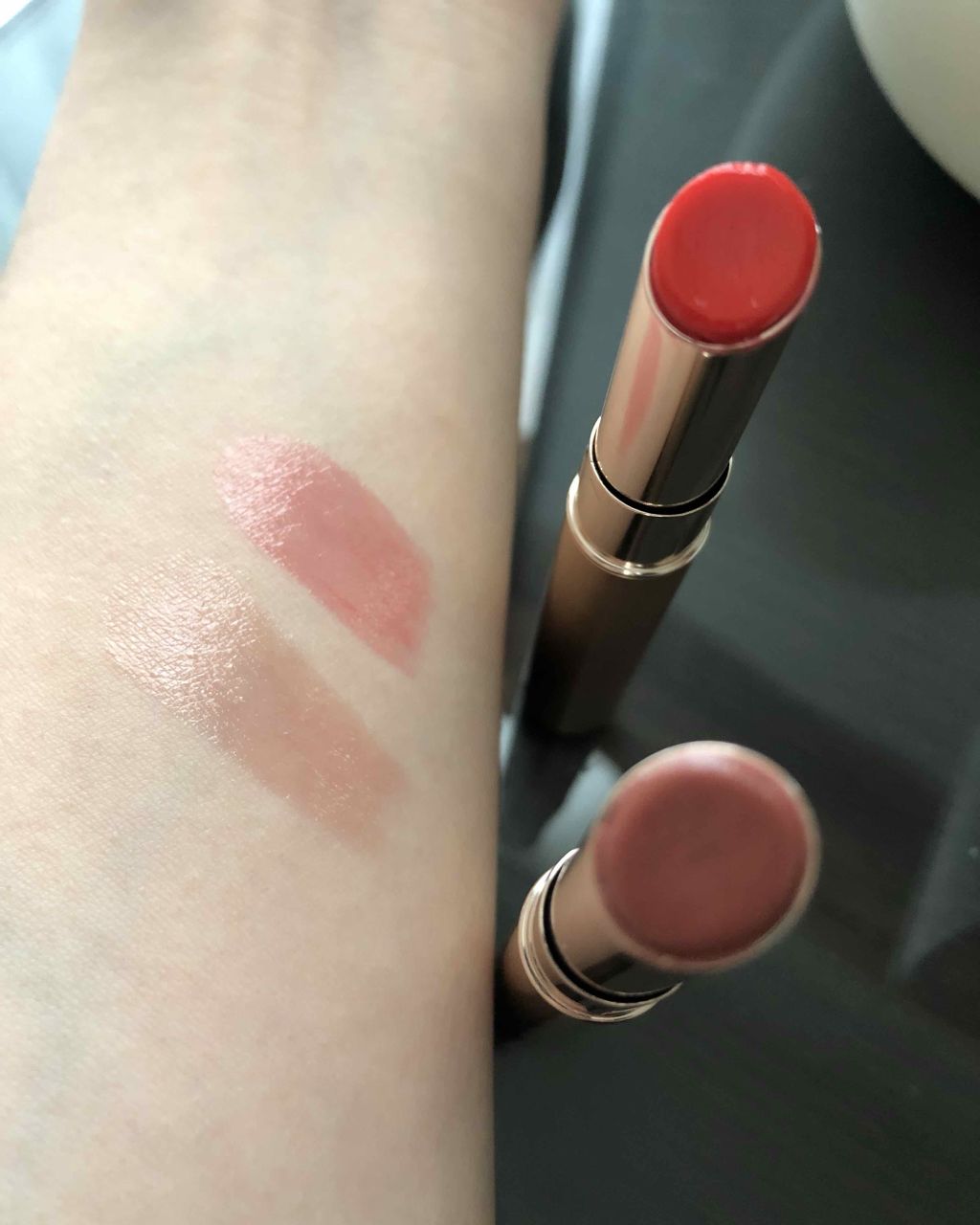 オペラ シアーリップカラー RN/OPERA/リップグロスを使ったクチコミ（2枚目）