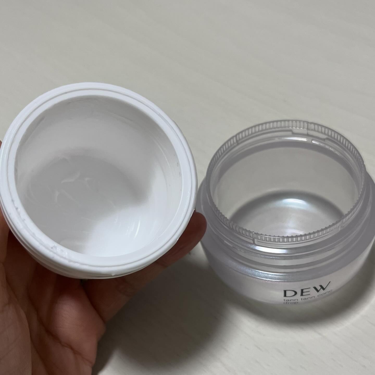 タンタンコンクドロップ/DEW/フェイスクリームを使ったクチコミ（3枚目）