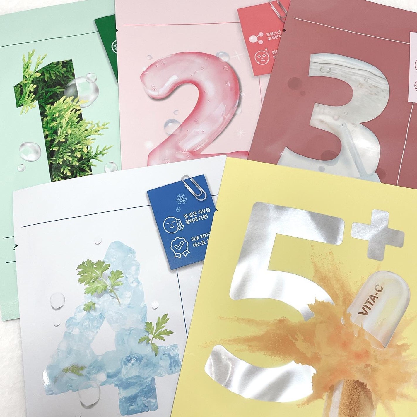 5番 白玉グルタチオンCふりかけマスク/numbuzin/シートマスク・パックを使ったクチコミ(3枚目)