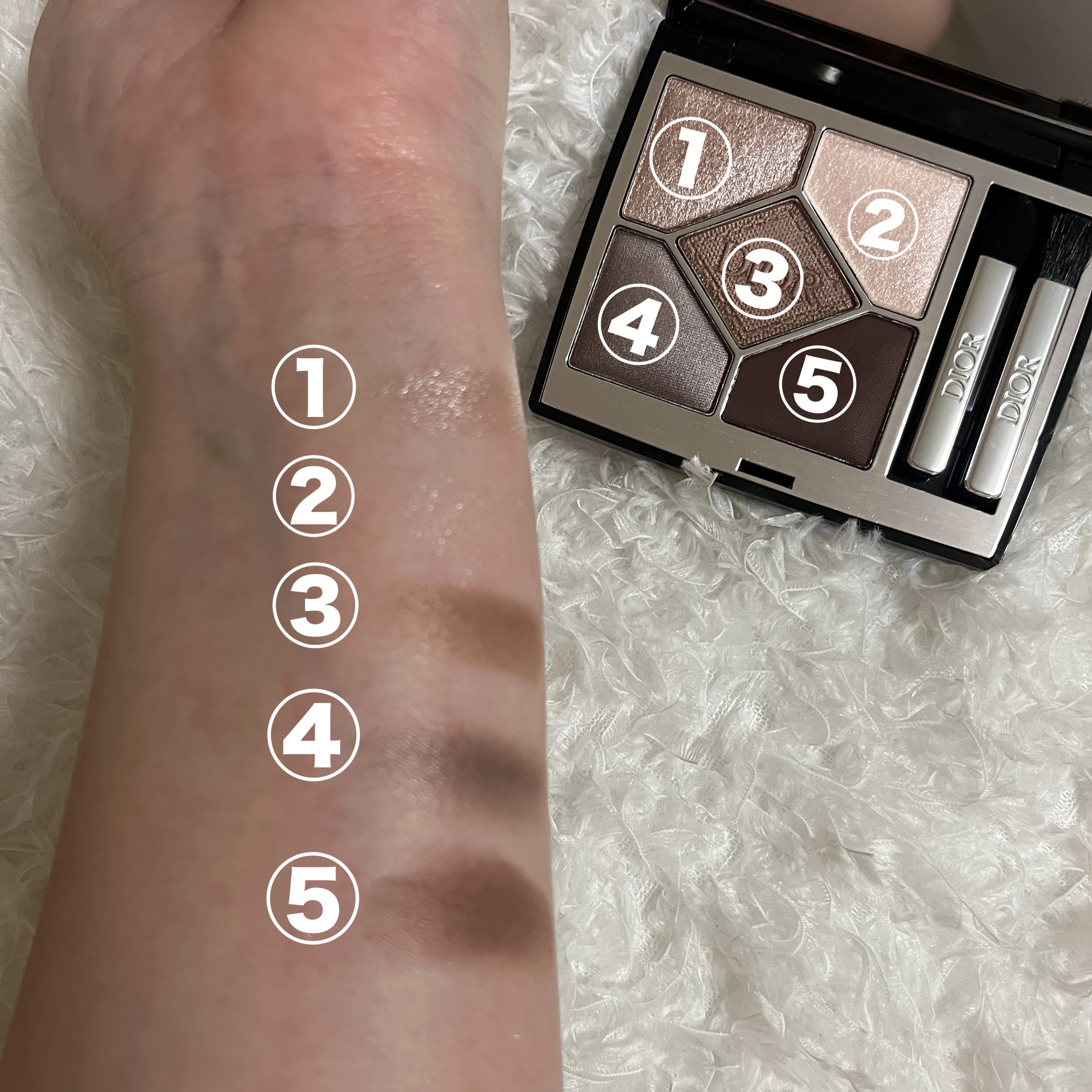 ディオールショウ サンク クルール/Dior/アイシャドウを使ったクチコミ（2枚目）