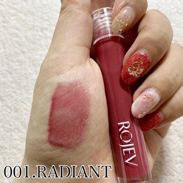 LIP PLUMPER GLAZE TINT/ROJEV/口紅を使ったクチコミ（3枚目）