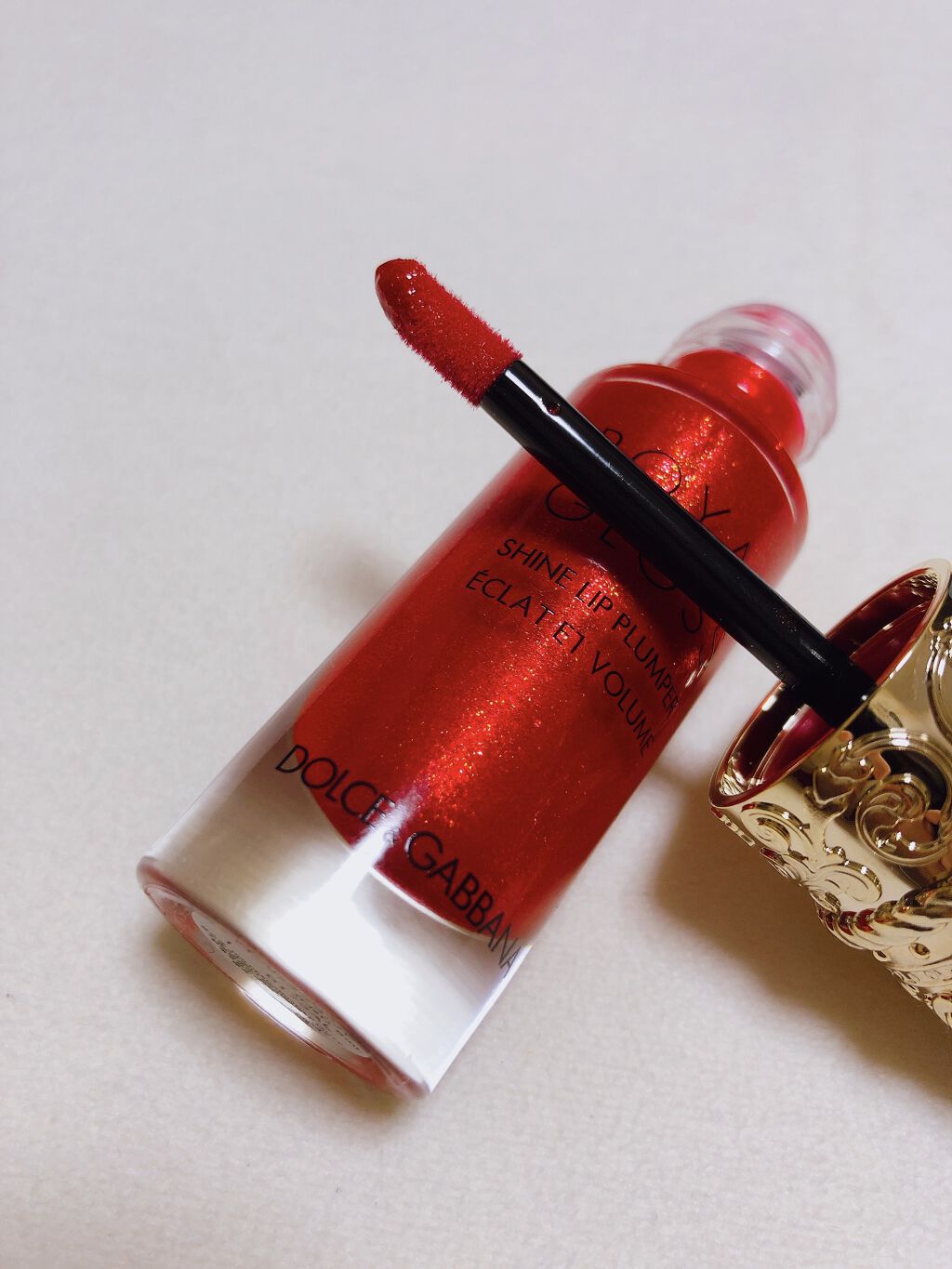 ロイヤルグロス シャインリッププランパー/DOLCE&GABBANA BEAUTY/リッププランパーを使ったクチコミ（2枚目）
