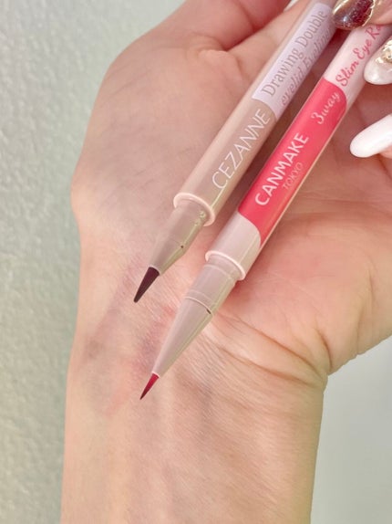 3wayスリムアイルージュライナー/キャンメイク/リキッドアイライナーを使ったクチコミ(2枚目)