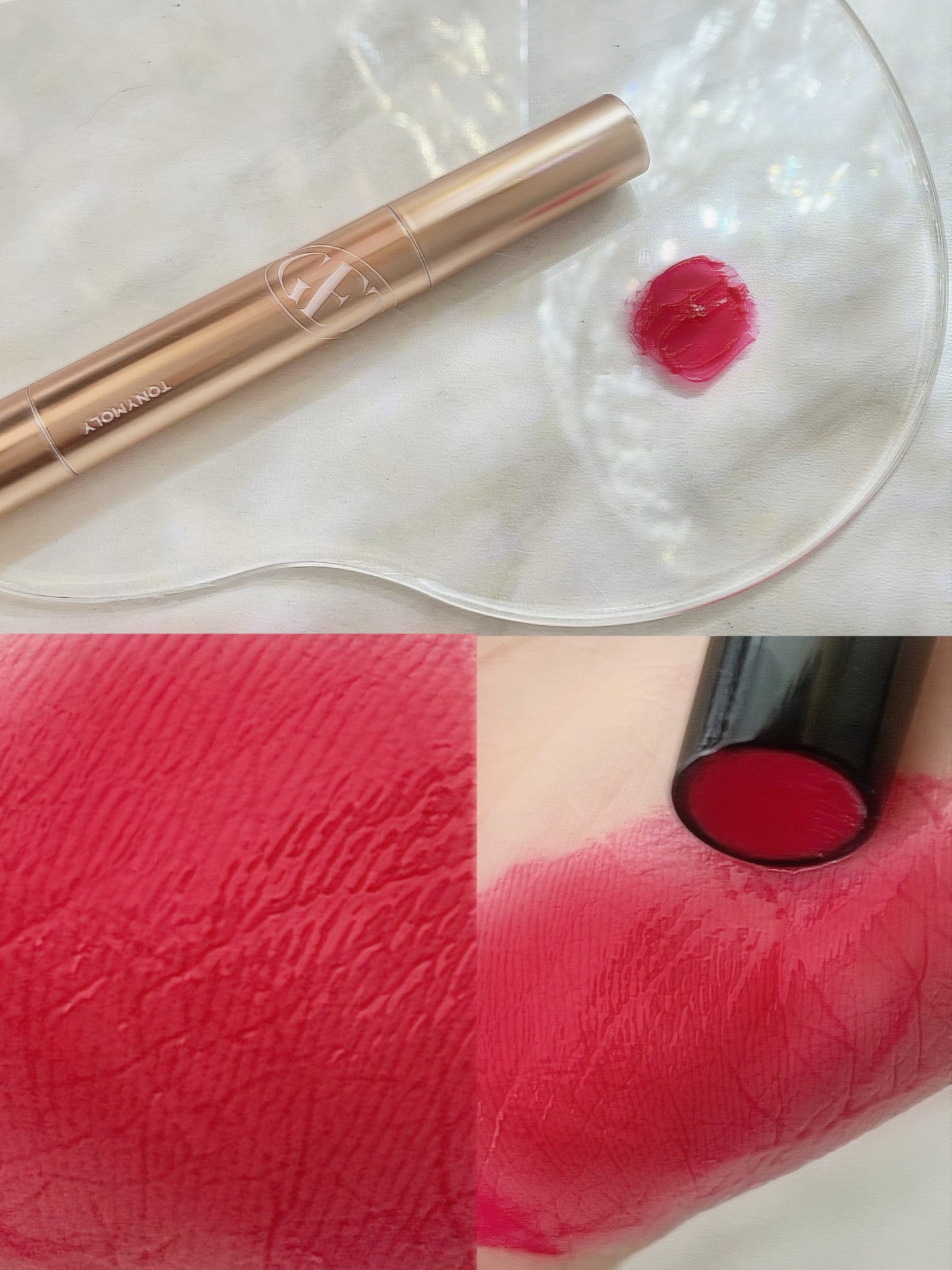 ゲットイットティントグレーズバーム/TONYMOLY/リップティントを使ったクチコミ(3枚目)