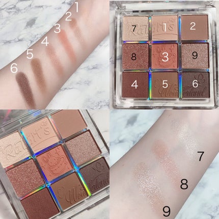 クォーツ 9色アイシャドウパレット(ドリームランドアイシャドウ)/ZEESEA/アイシャドウパレットを使ったクチコミ(6枚目)