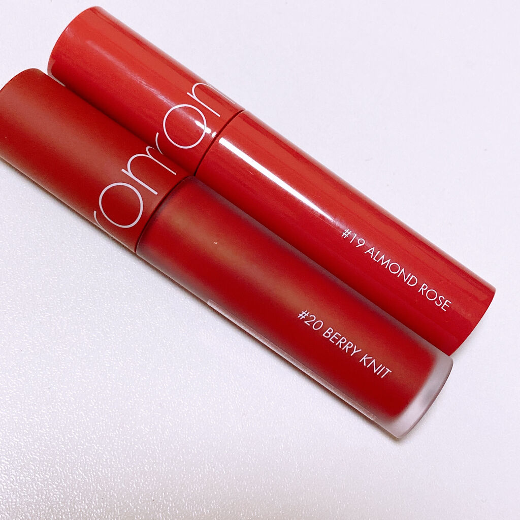 ジューシーラスティングティント/rom&nd/リップティントを使ったクチコミ（1枚目）