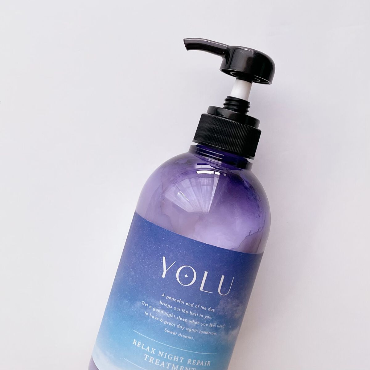 リラックスナイトリペア シャンプー／トリートメント トリートメント本体 475g/YOLU/市販シャンプーを使ったクチコミ（3枚目）