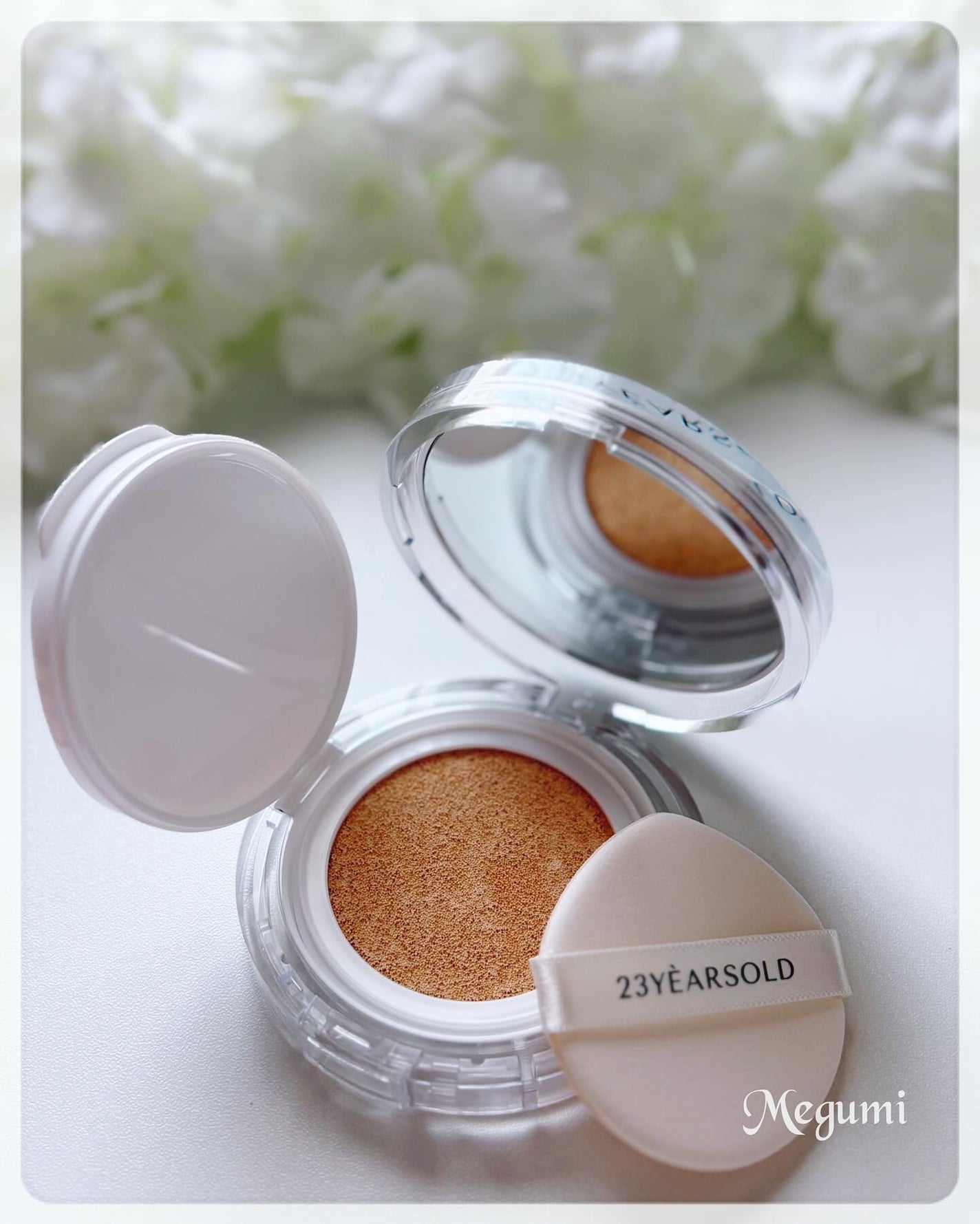 ハートリーフシーンカバークッション/23years old/クッションファンデーションを使ったクチコミ(2枚目)