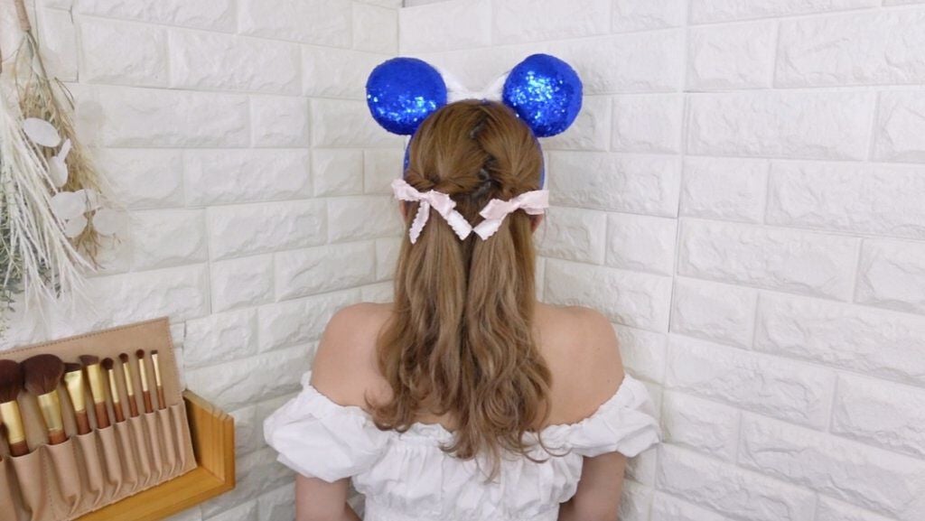 ヘアメイクみどり【YouTube】 on LIPS 「私のYouTubeで好評いただいております❤️ディズニーヘア6..」(2枚目)