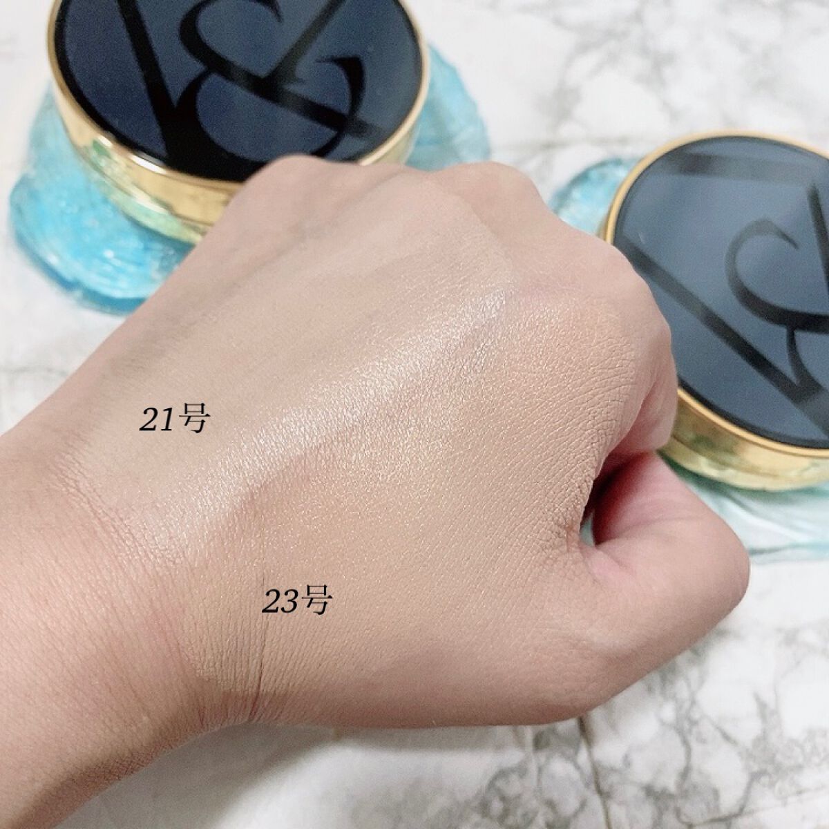 デュアルグローフィットクッション/MORNING SURPRISE/クッションファンデーションを使ったクチコミ（2枚目）