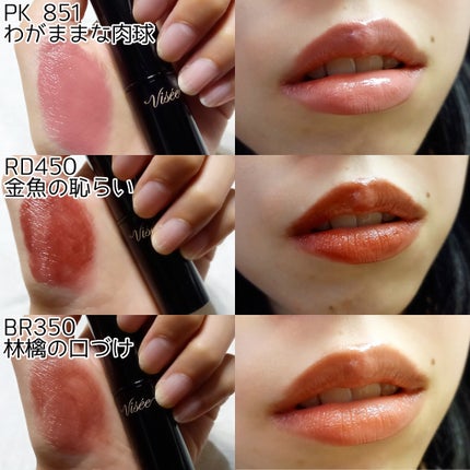 ネンマクフェイク ルージュ/Visée/口紅を使ったクチコミ(9枚目)