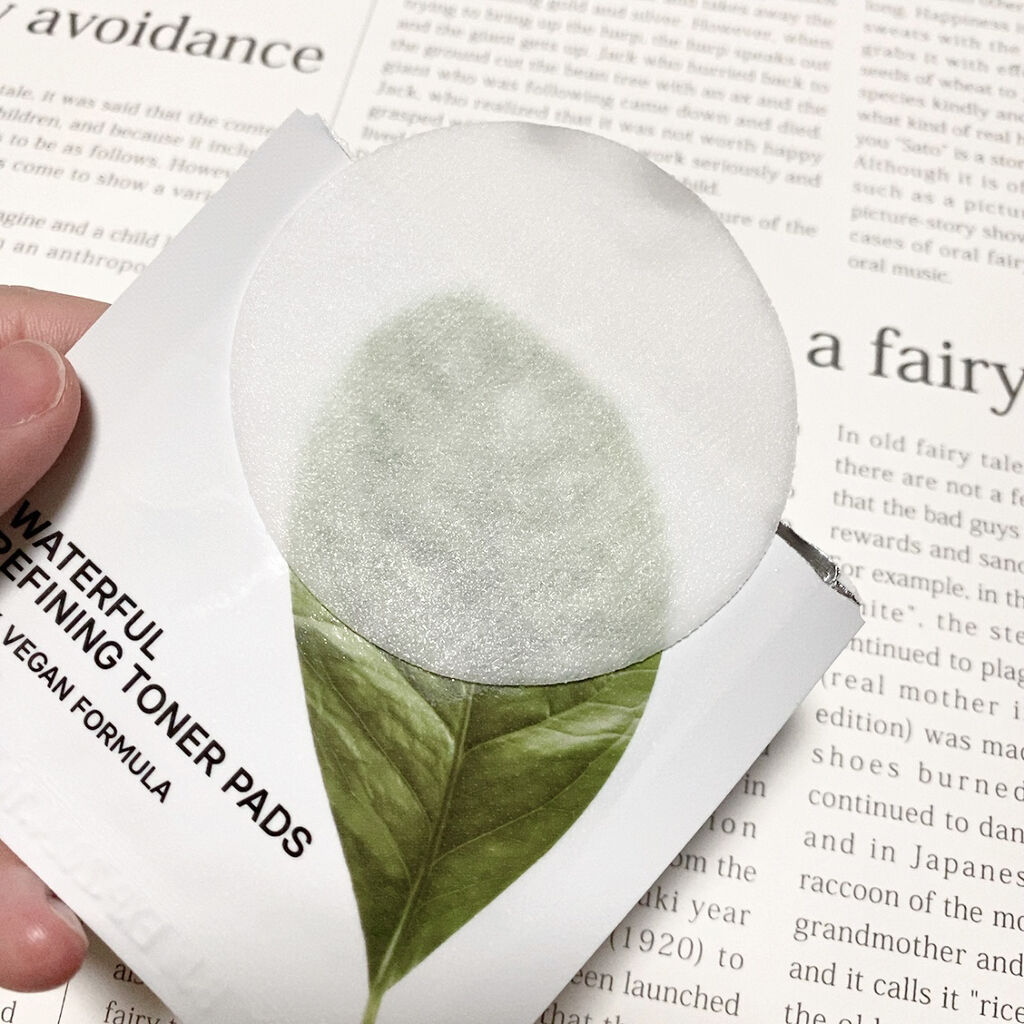 ウォーターフル コンブ茶トナーパッド/HUE_CALM/トナーパッドを使ったクチコミ（3枚目）