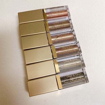 グリッター&グロウ リキッドアイシャドウ/stila/グリッターを使ったクチコミ(4枚目)