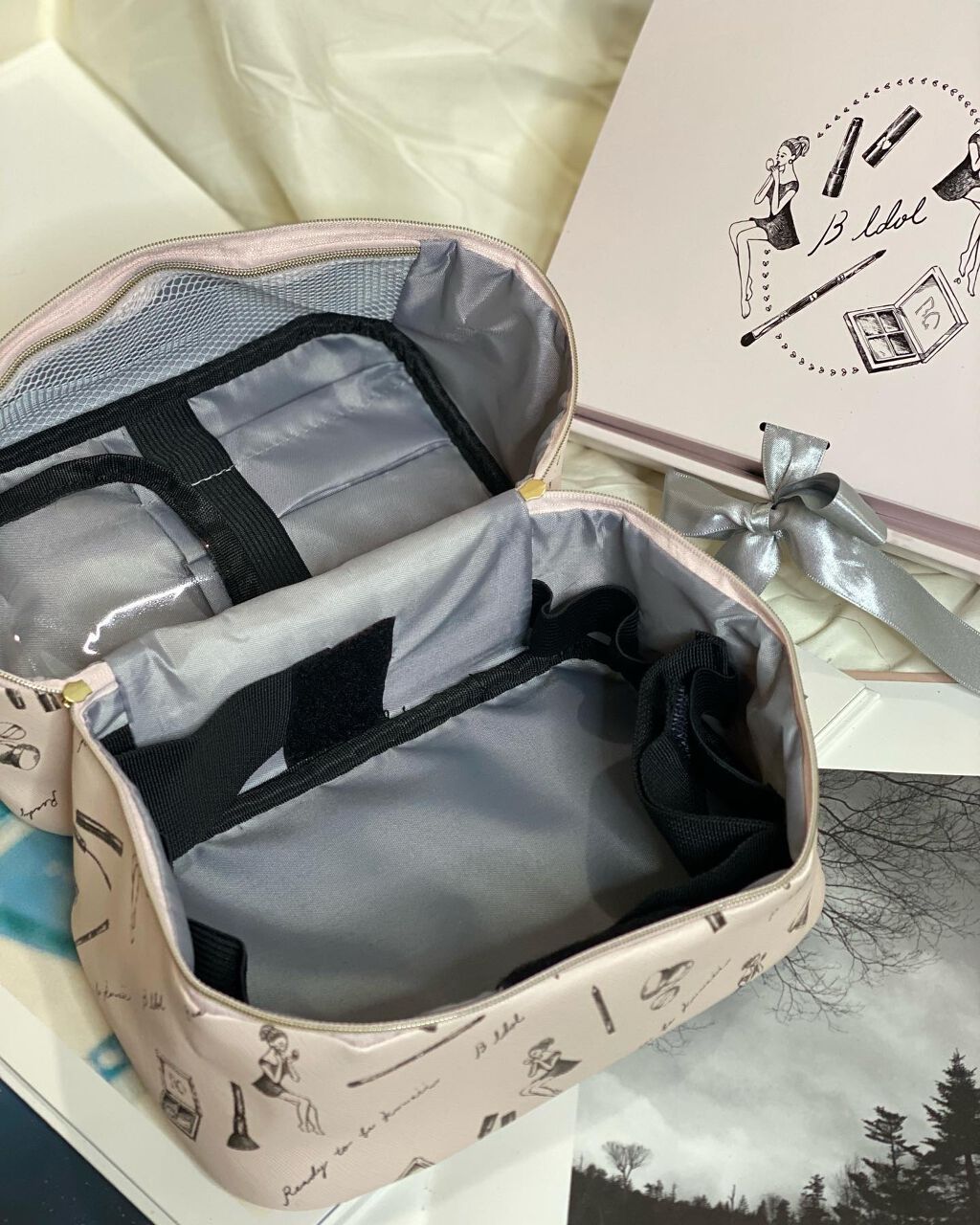 BIGレザーポーチ/b idol/化粧ポーチを使ったクチコミ(1枚目)