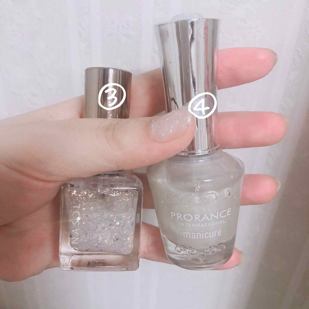 ネイルホリック パステルスノー WT051/ネイルホリック/マニキュアを使ったクチコミ（3枚目）