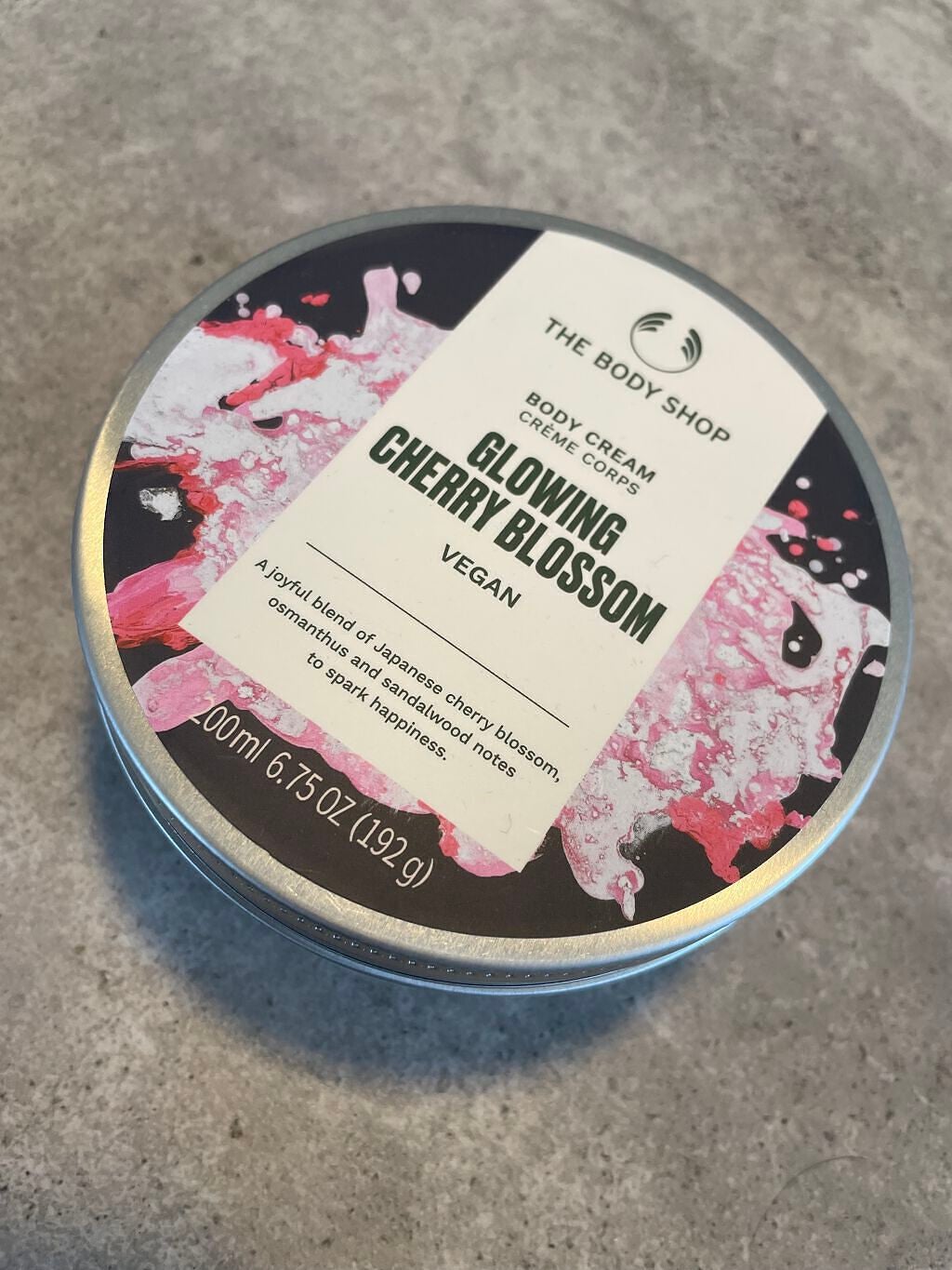 グロウイング チェリーブロッサム ボディクリーム/THE BODY SHOP/ボディクリームを使ったクチコミ(1枚目)