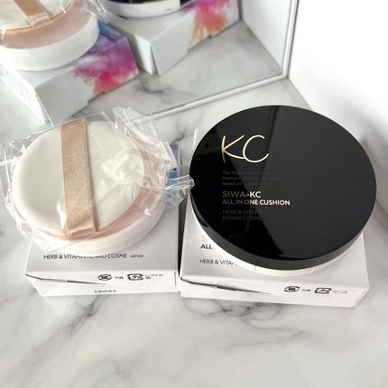SIWA-KC オールインワンクッション/ハーブ健康本舗/クッションファンデーションを使ったクチコミ(3枚目)