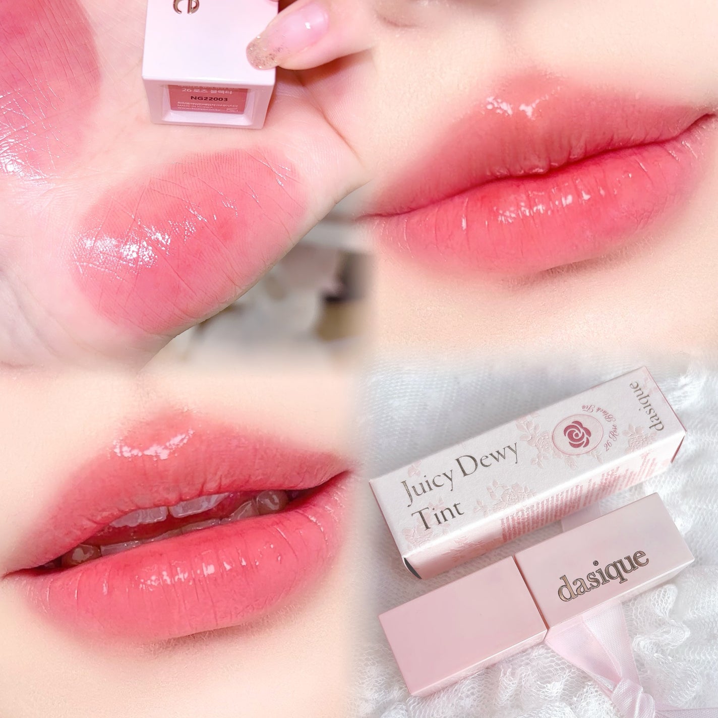 ジューシーデュイティント/dasique/リップティントを使ったクチコミ(5枚目)