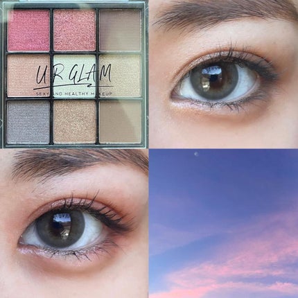UR GLAM BLOOMING EYE COLOR PALETTE/U R GLAM/アイシャドウパレットを使ったクチコミ(5枚目)