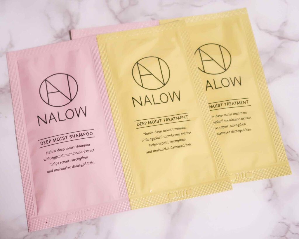 ディープモイスト シャンプー／トリートメント/NALOW/市販シャンプーを使ったクチコミ（1枚目）