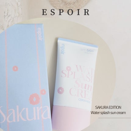 ウォータースプラッシュサンクリーム セラミド/espoir/日焼け止めクリームを使ったクチコミ(1枚目)