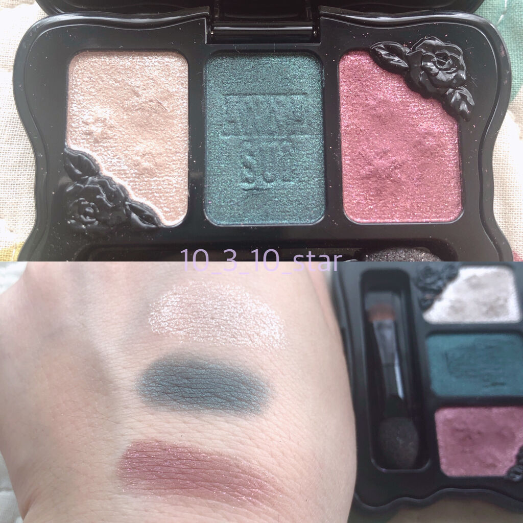 アイカラー トリオ 03/ANNA SUI/アイシャドウパレットを使ったクチコミ（2枚目）