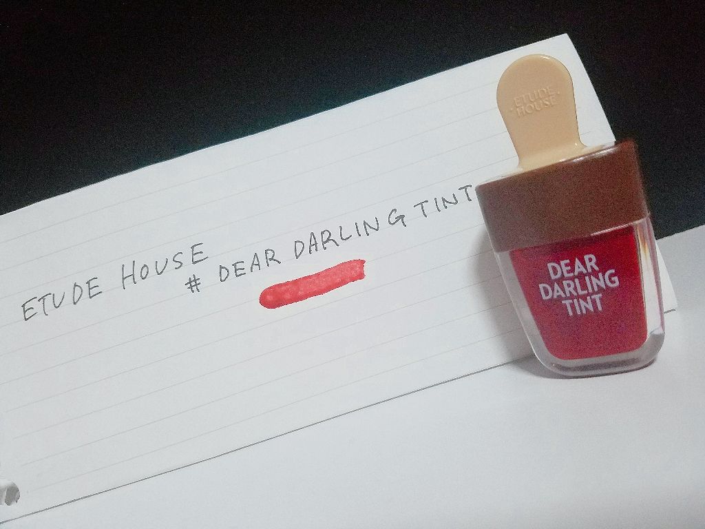 ディアダーリン ウォータージェルティント (アイスティント)/ETUDE/口紅を使ったクチコミ(1枚目)